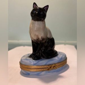 Rare Siamese cat Limoges